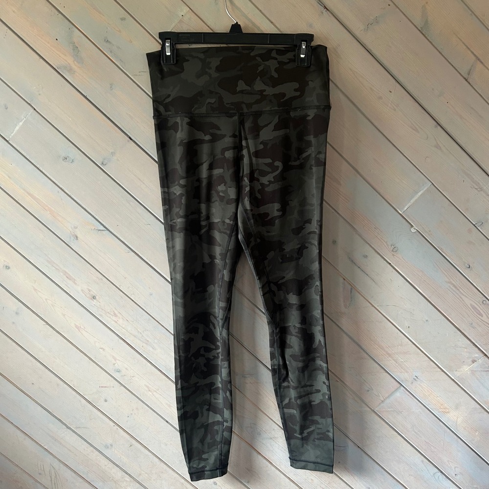 Lululemon Wunder Under High-Rise Tight 25 Heritage Camo Deep Coal Multi Size 8